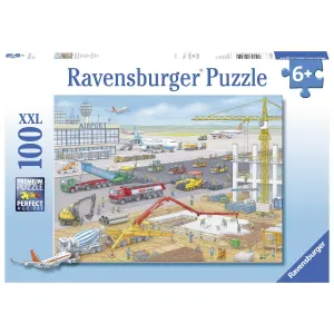 100 Pc Puzzle - Construction At The Airport Smart activities for young learners Fun for curious minds