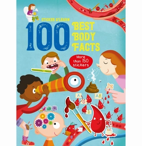 Brain boosters Early discovery 100 Fun Fact To Stickerhuman Bod [Paperback]