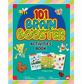 Learning fun 101 Brain Booster: Activities Book [Paperback] Moonstone And Rupa Publications India