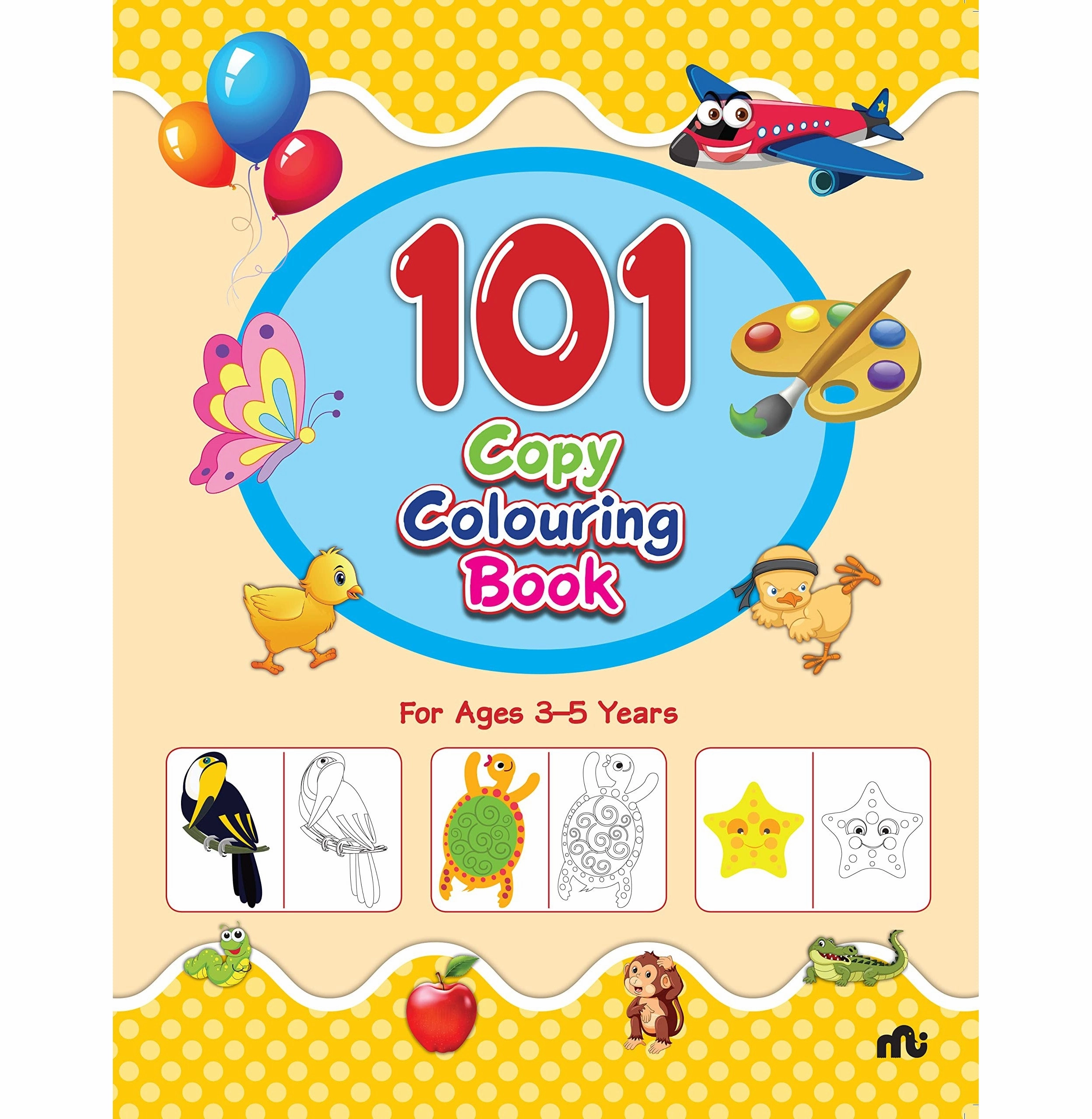 Busy kids Hands-on discovery 101 Copy Colouring Book [Paperback] Moonstone And Rupa Publications India