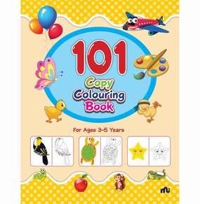 Busy kids Hands-on discovery 101 Copy Colouring Book [Paperback] Moonstone And Rupa Publications India