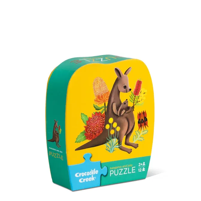 Joyful learning 12 Pc Mini Puzzle - Kangaroo And Joey