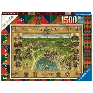 1500Pc Harry Potter Hogwarts Map Active learners Learning through play