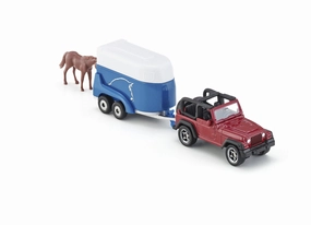 Young imaginations 1651 Jeep With Horse Trailer