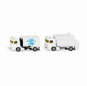 Young explorers Inspiring creativity 1687 Municipal Road Sweeper And Garbage Truck