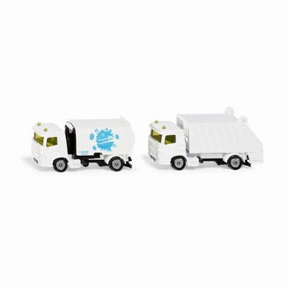 Young explorers Inspiring creativity 1687 Municipal Road Sweeper And Garbage Truck
