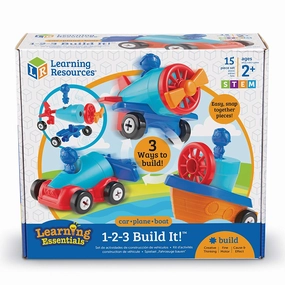 Holistic Early learning 1-2-3 Build It! Car-Plane-Boat