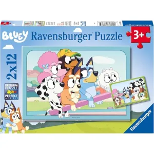 Busy kids 2 X 12 Pc Puzzle - Bluey