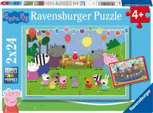 Hands-on discovery Parent-approved learning 2 X 24 Pc Puzzle - Peppa Pig It'S Party Time!
