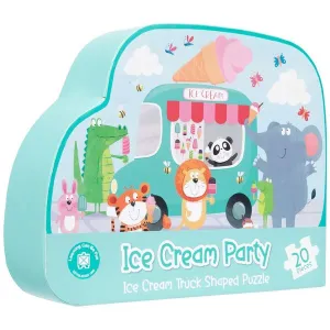 First explorers Young learners 20 Pc Ice Cream Party - Ice Cream Truck Shaped Puzzle
