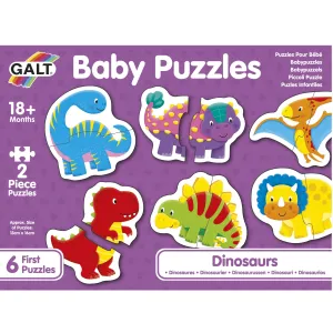 2Pc Baby Puzzle - Dinosaur Growth tools Tiny thinkers
