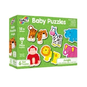 2Pc Baby Puzzles - Jungle Little learners