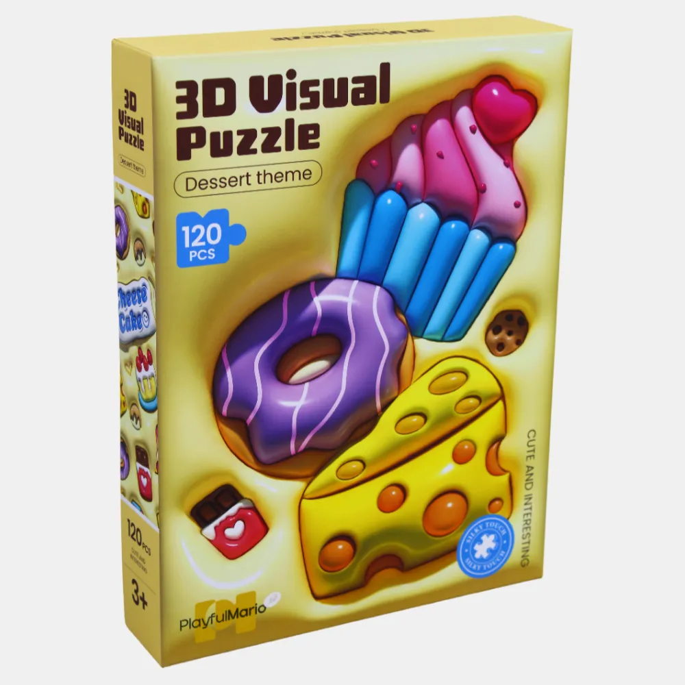 Hands-on discovery 3-D Visual Puzzle - Dessert Theme
