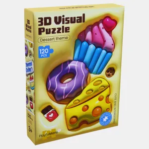 Hands-on discovery 3-D Visual Puzzle - Dessert Theme