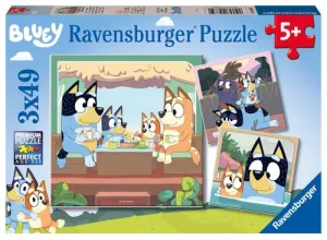 Exploration gear Learn & grow 3 X 49 Pc Puzzle - Bluey'S Adventures!