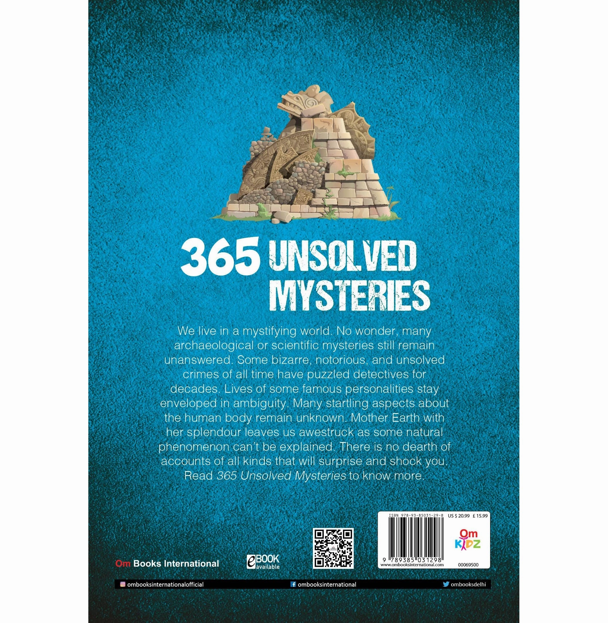 365 Unsolved Mysteries [Hardcover] Om Books Editorial Team Fun-based learning Hands-on discovery