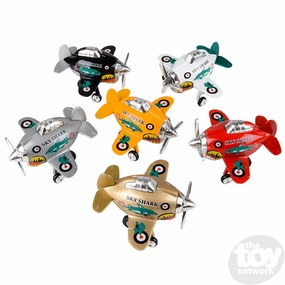 3.5" Die-Cast Pull Back Sky Shark Plane Fun that fuels growth