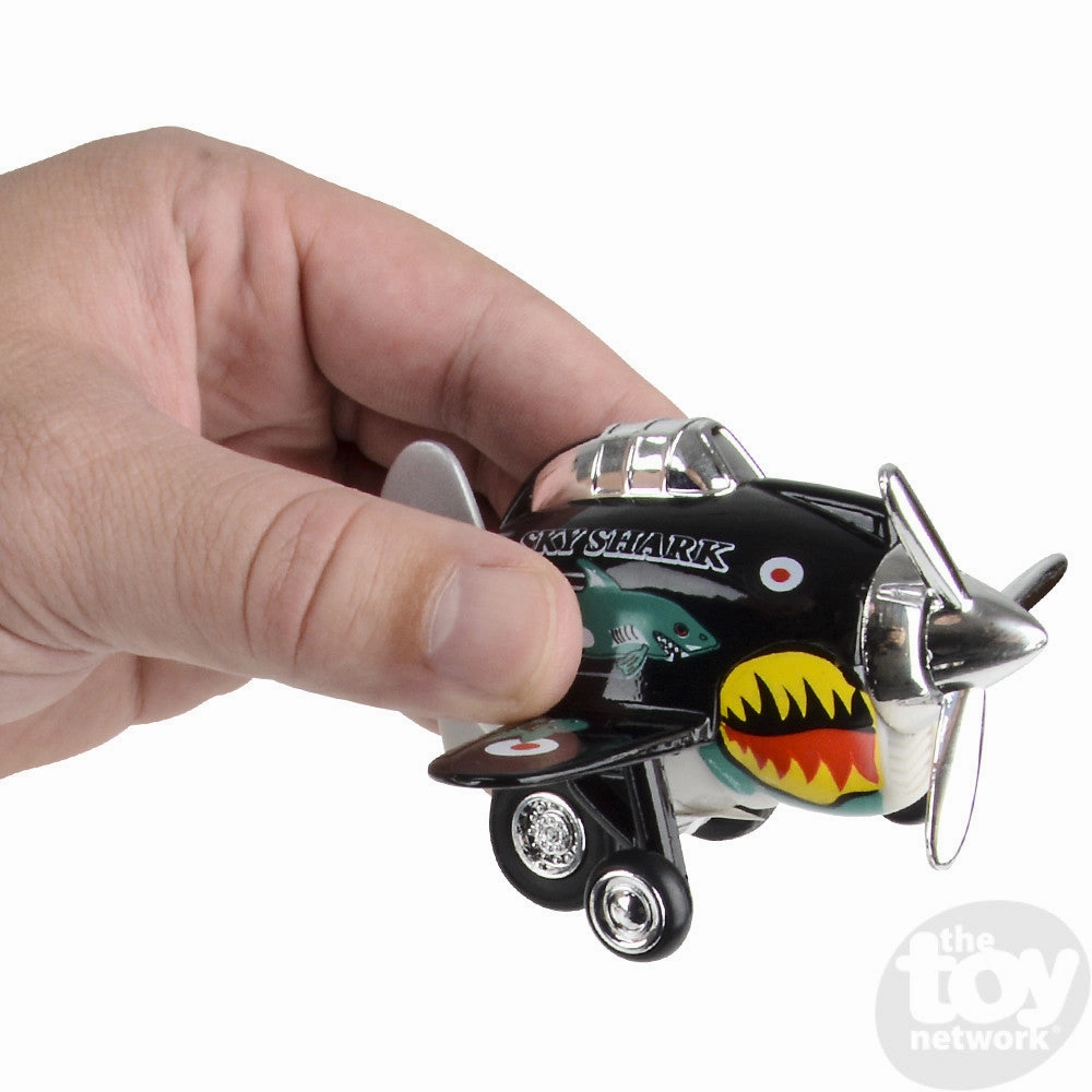 Young minds at work Growing minds 3.5" Die-Cast Pull Back Sky Shark Plane