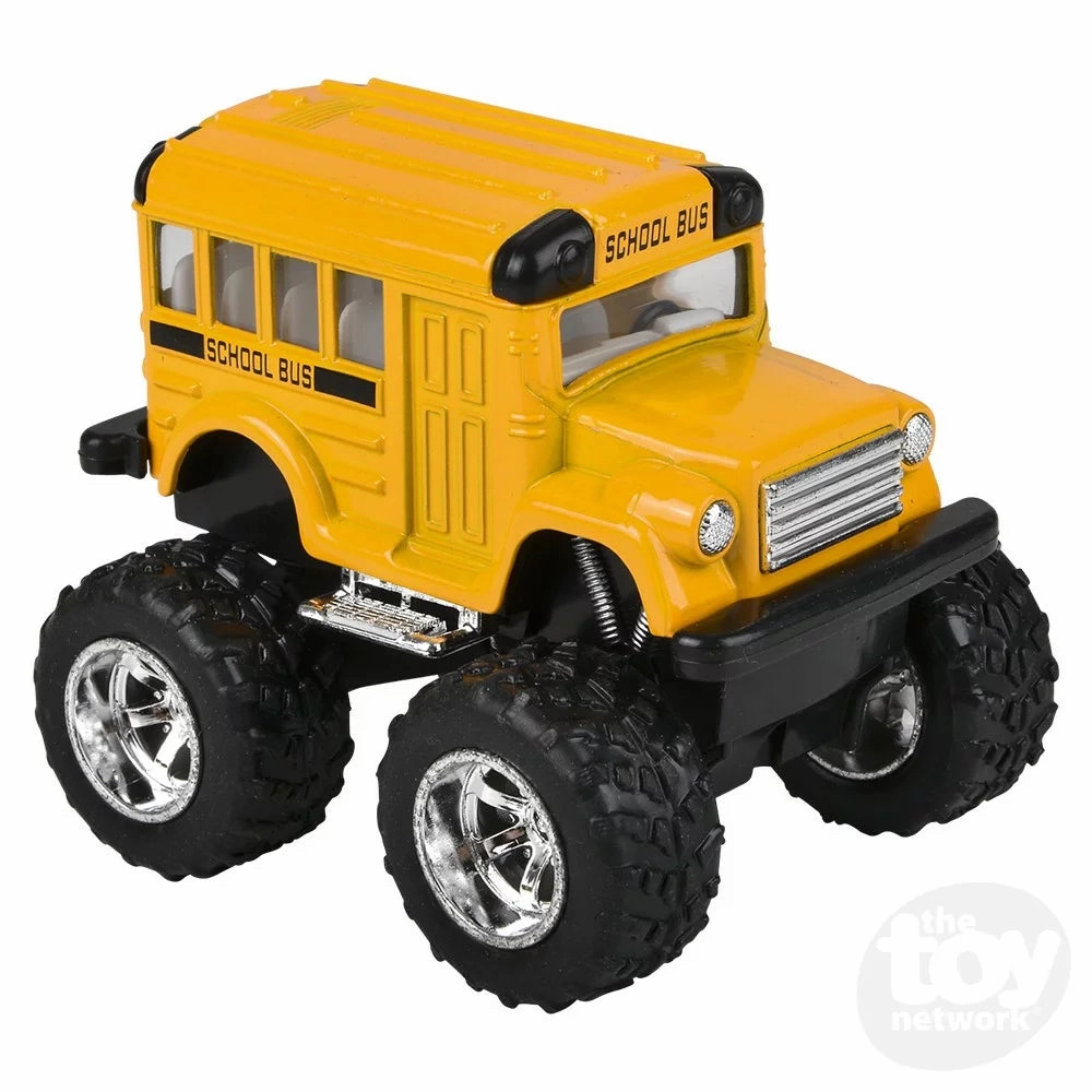 Thoughtful learning Growing minds 3.75" Die-Cast Pull Back Big Wheel School Bus