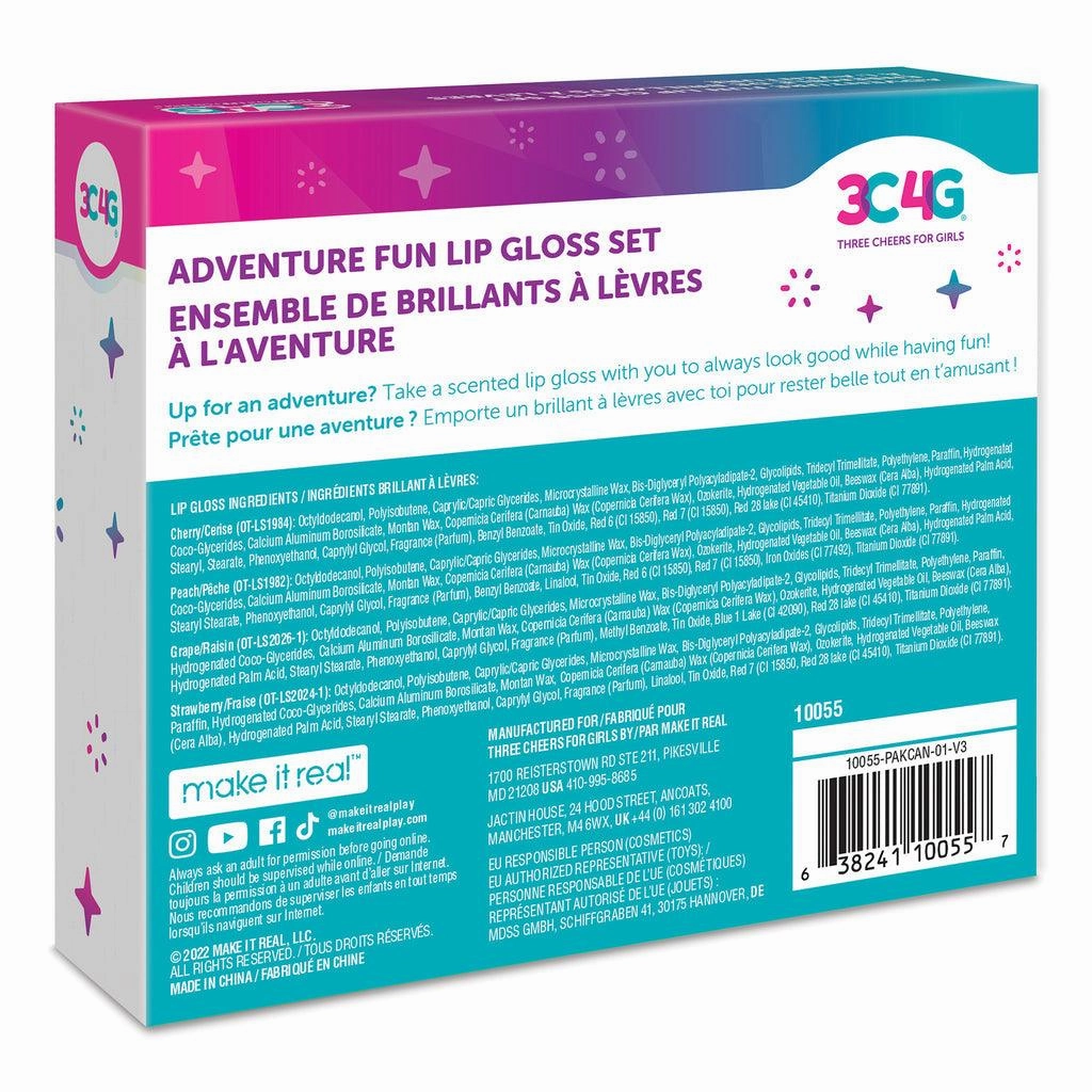 3C4G Adventure Fun Lip Gloss Set Kid-focused experiences