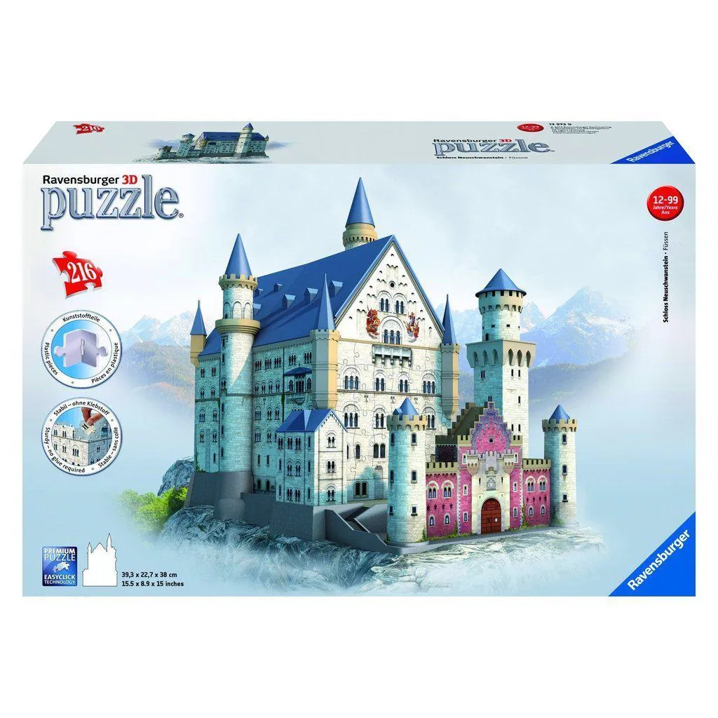 Smart & fun Young explorers 3D Puzzle - Neuschwanstein Castle
