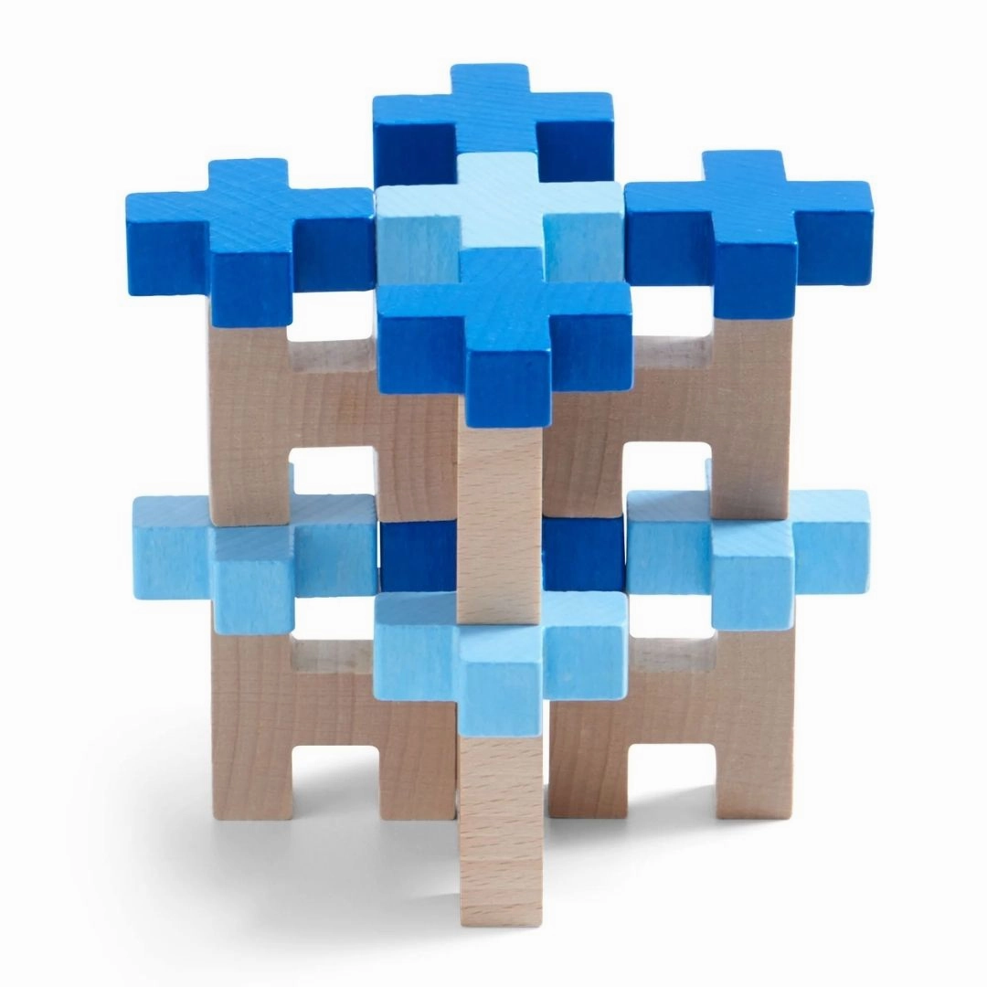 Hands-on discovery Parent-approved learning 3D Aerius Wooden Blocks