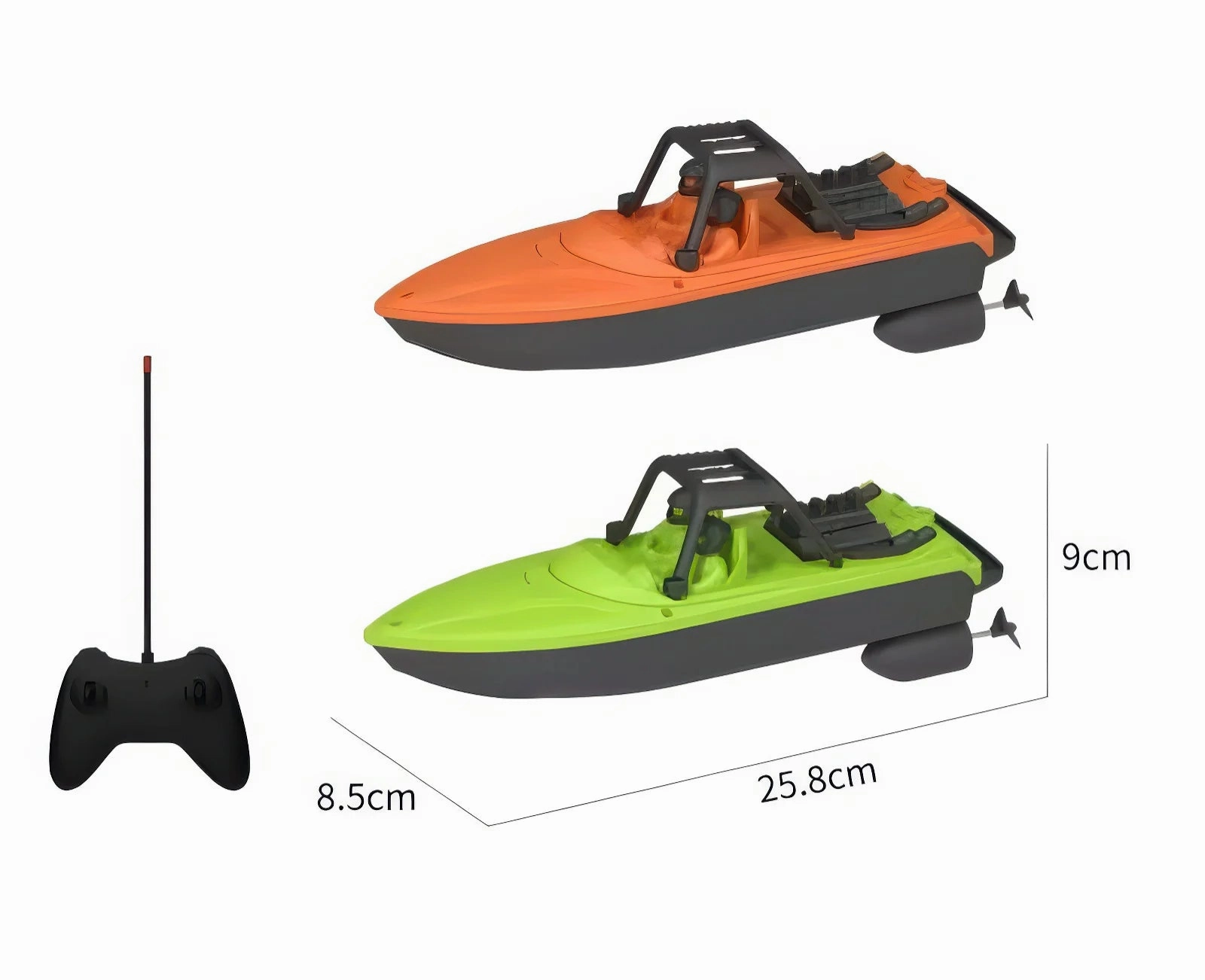 4- Channel Rc Remote Controlled High-Speed Speedboat - Assorted Little builders