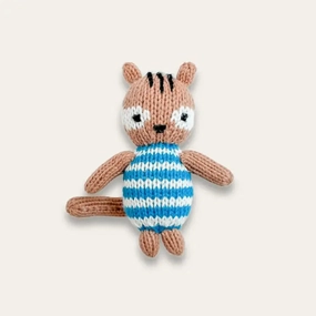 Inspiring creativity 5" Carlton The Squirrel Pocket Pal (No More Worries)