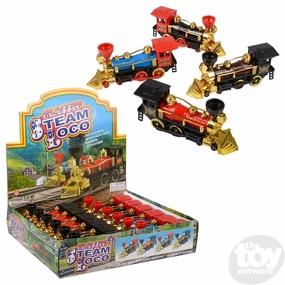 Fun for curious minds 7" Die-Cast Pull Back Locomotive