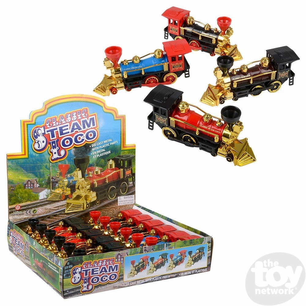 Fun for curious minds 7" Die-Cast Pull Back Locomotive