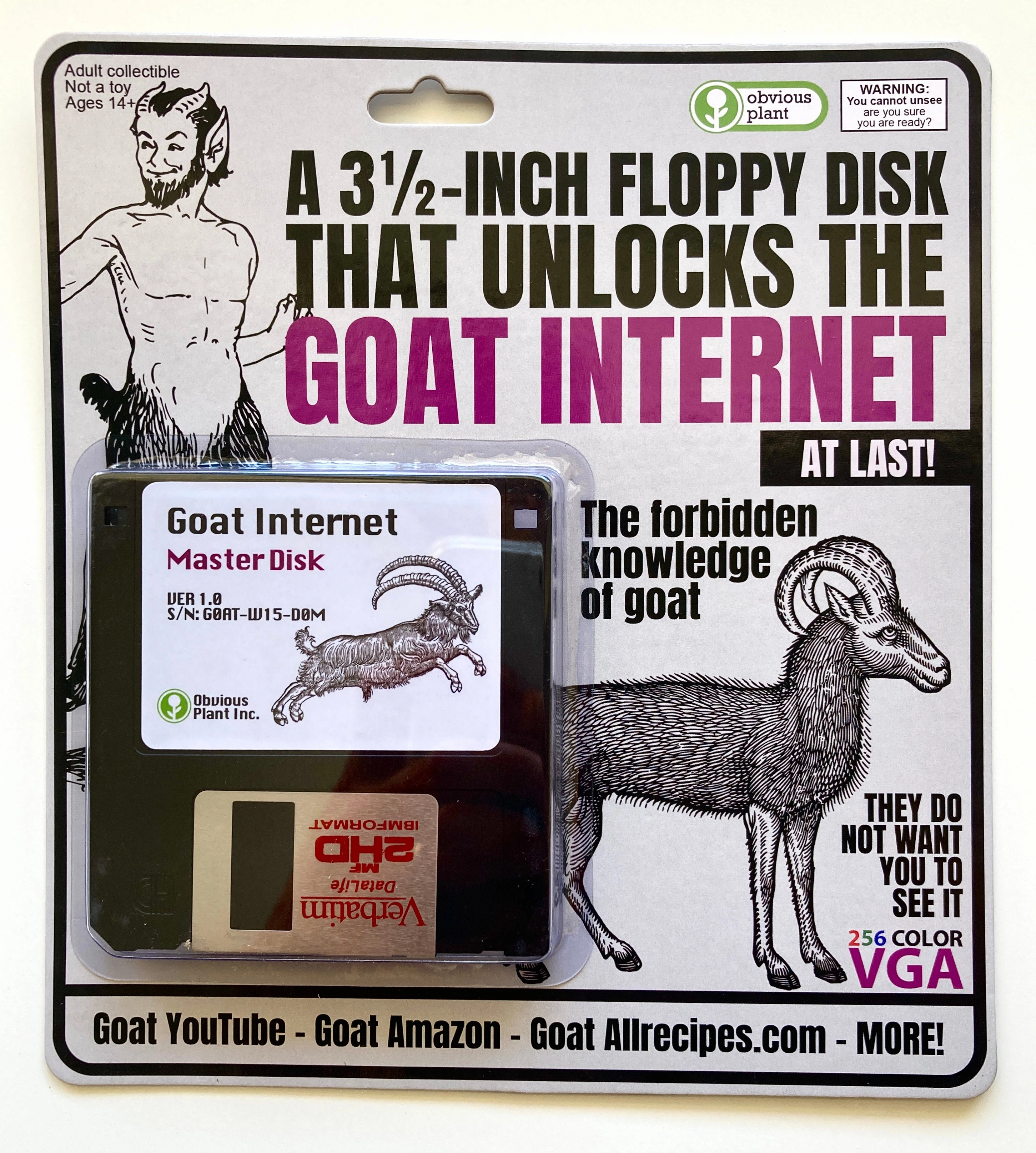 Nurturing minds A 3.5-Inch Floppy Disk That Unlocks The Goat Internet