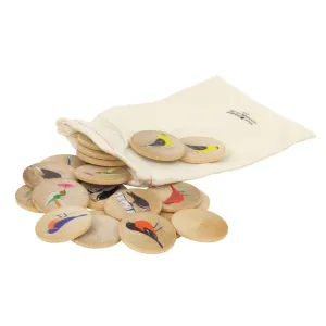 Backyard Birds Wooden Memory Game Curious minds Creative kids