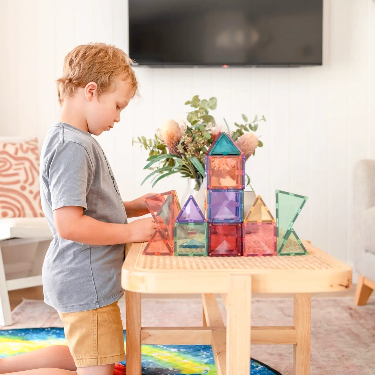 Connetix Pastel Starter Pack (64 Pc) Play-based education