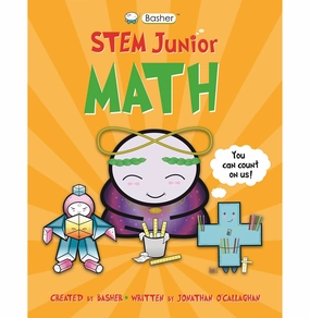 Creative kids Kids essentials Basher Stem Junior: Math: Cars Cogs Carousels And Other Things That Spin [Paperback] Jonathan O'Callaghan Simon Basher