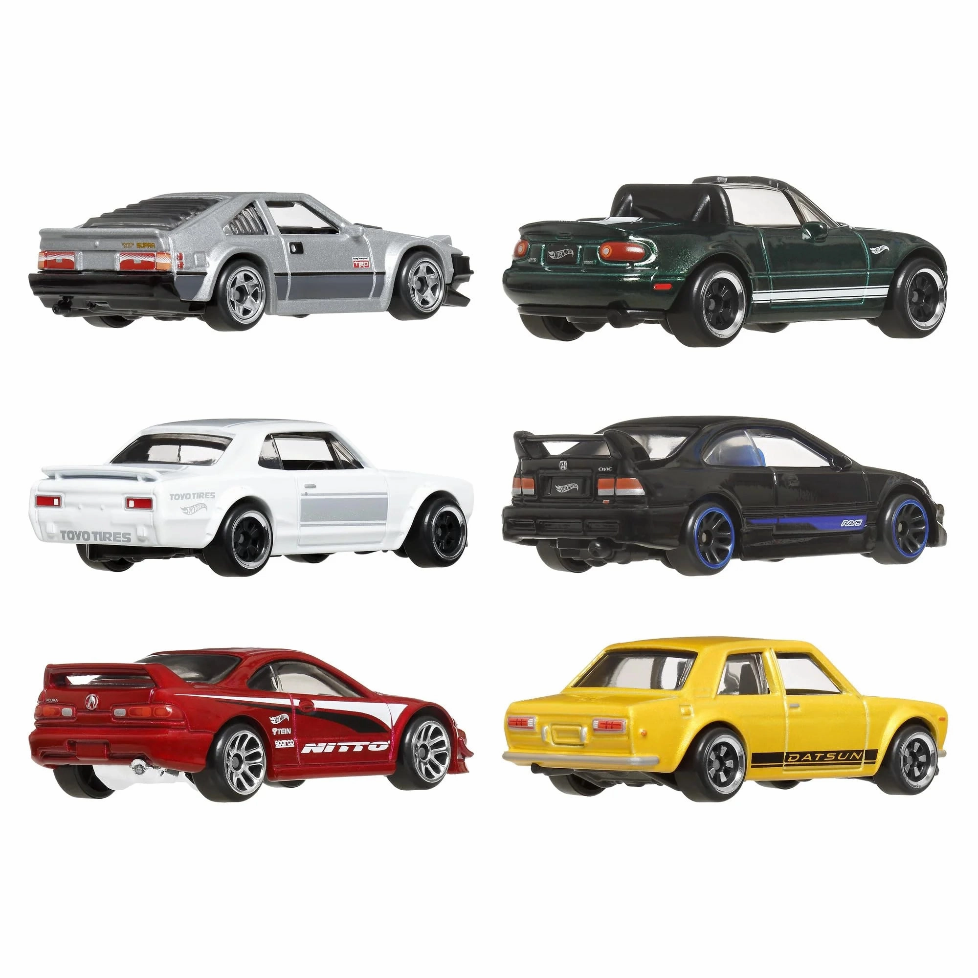 Hot Wheels Streets Of Japan - 6 Cars Multipack Designed for development Growth tools