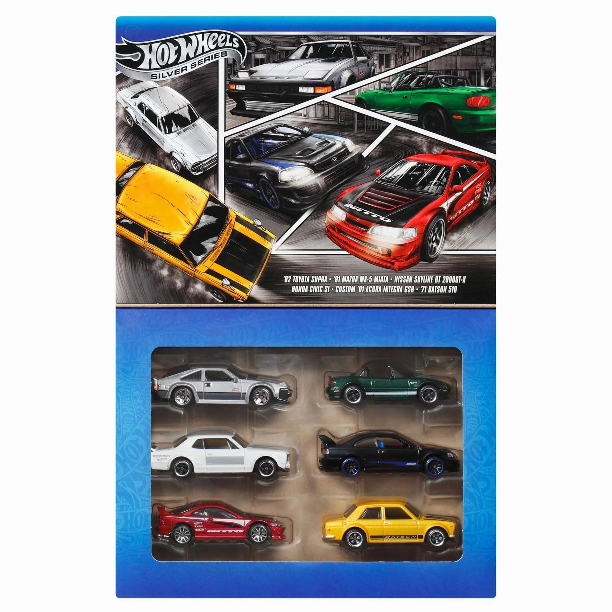 Busy kids Growing minds Hot Wheels Streets Of Japan - 6 Cars Multipack