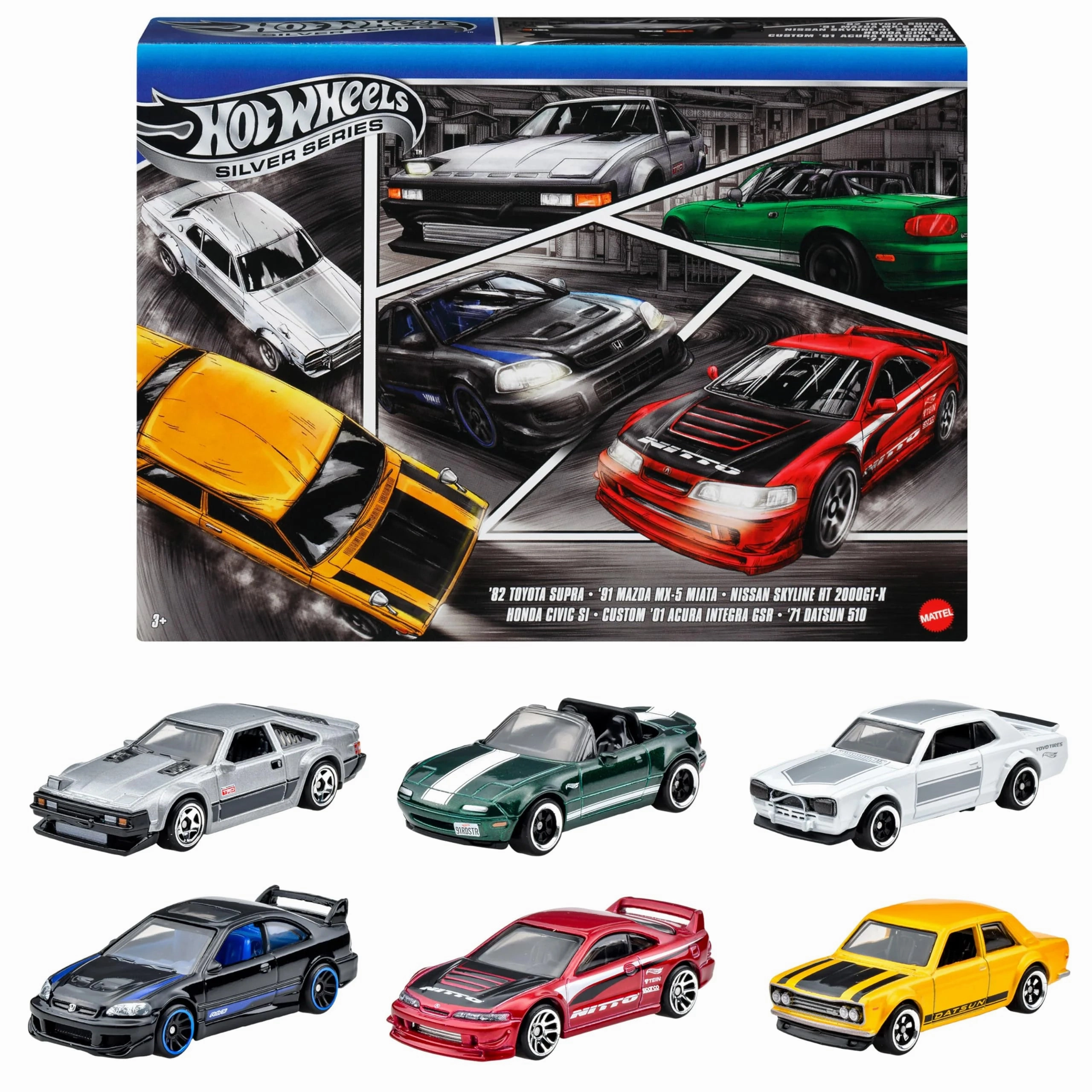 Creative time for curious minds Hot Wheels Streets Of Japan - 6 Cars Multipack