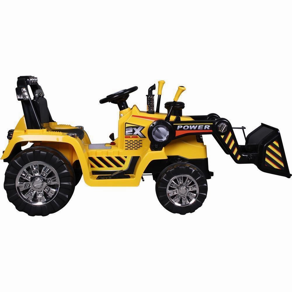 Ricco Zp1005 Electric Ride On Tractor Yellow Learn at home