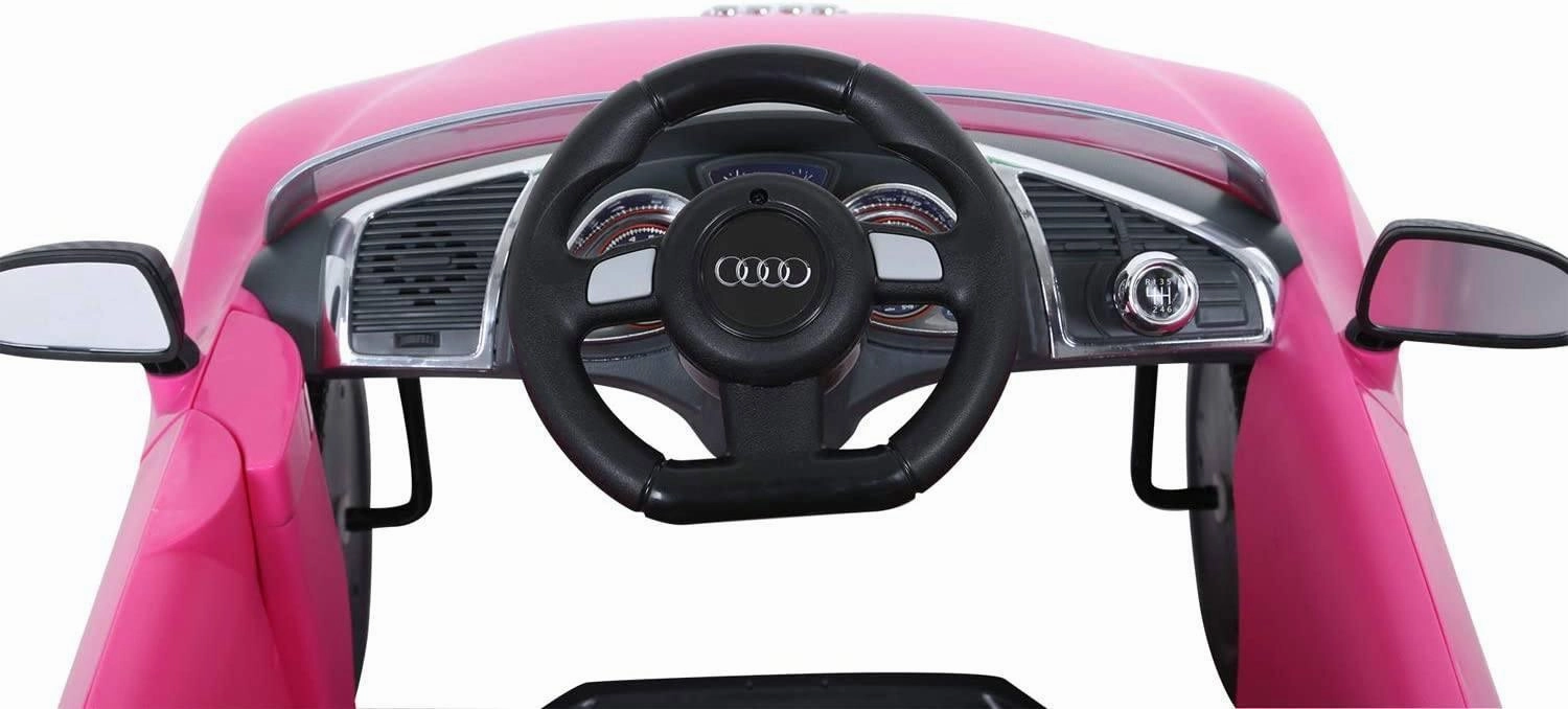 Learn & grow Rollplay Audi R8 Spyder Push Car Pink