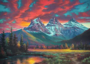 Creative kids Alberta'S Three Sisters
