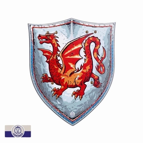 Thoughtful learning Amber Dragon Knight Shield