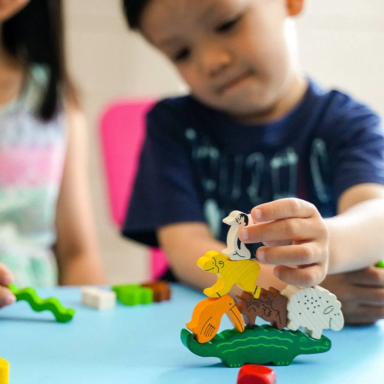 Little learners Imaginative play Animal Upon Animal Stacking Game