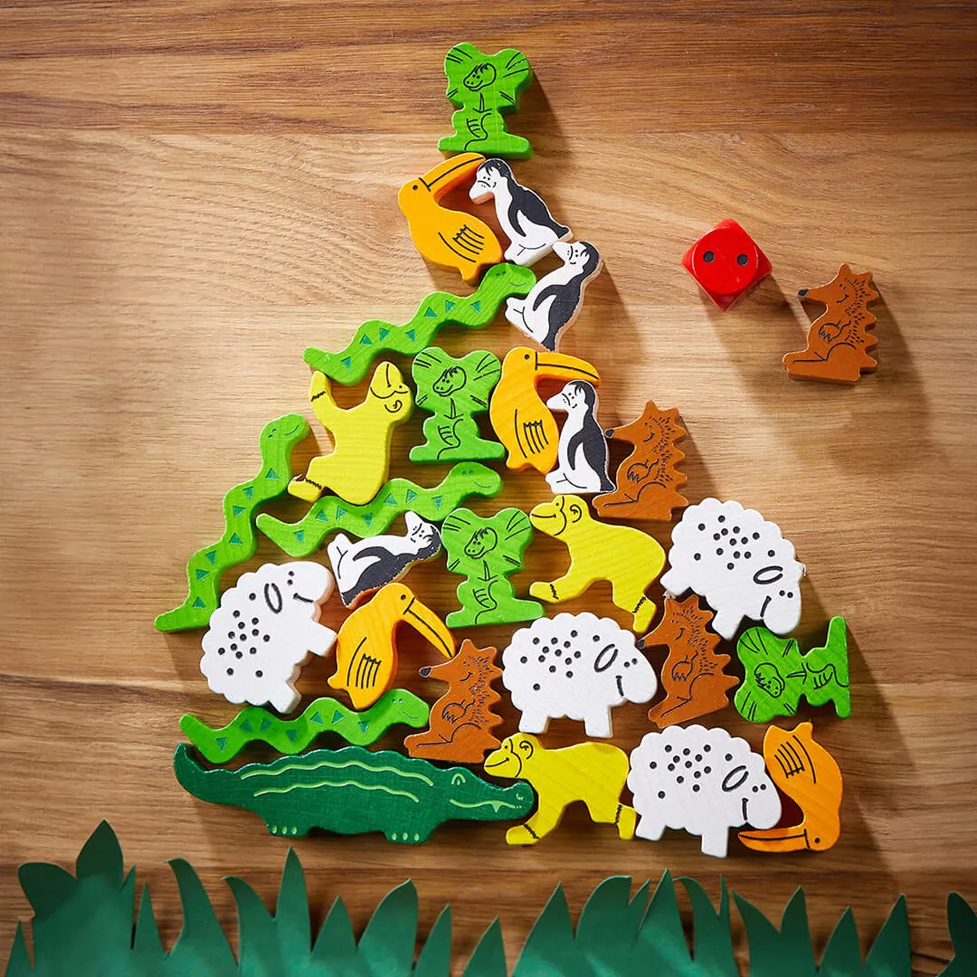 Animal Upon Animal Stacking Game Young explorers