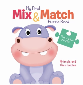 Mini makers Animals And Their Babies (My First Mix & Match Puzzle Book) [Board Book]