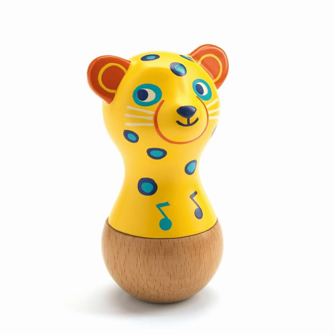 Animambo Jaguar Maraca Musical Instrument Kids essentials Young minds at work