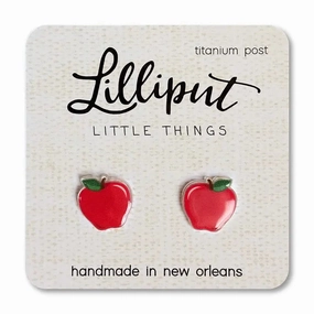 Child development Hands-on discovery Apple Earrings