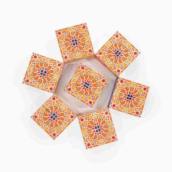 Play-based education Exploration made fun Arabic Wooden Alphabet Blocks