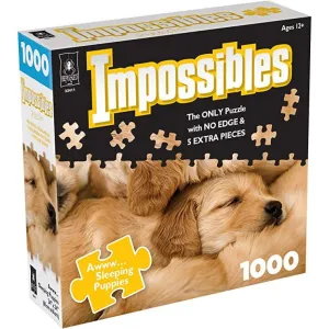 Young explorers Sensory fun for little hands AwwwSleeping Puppies 1000Pc
