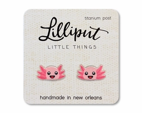 Axolotl Earrings Learn & grow