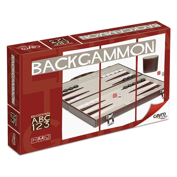 Backgammon, Leatherette Case Kid-centered learning Brain boosters